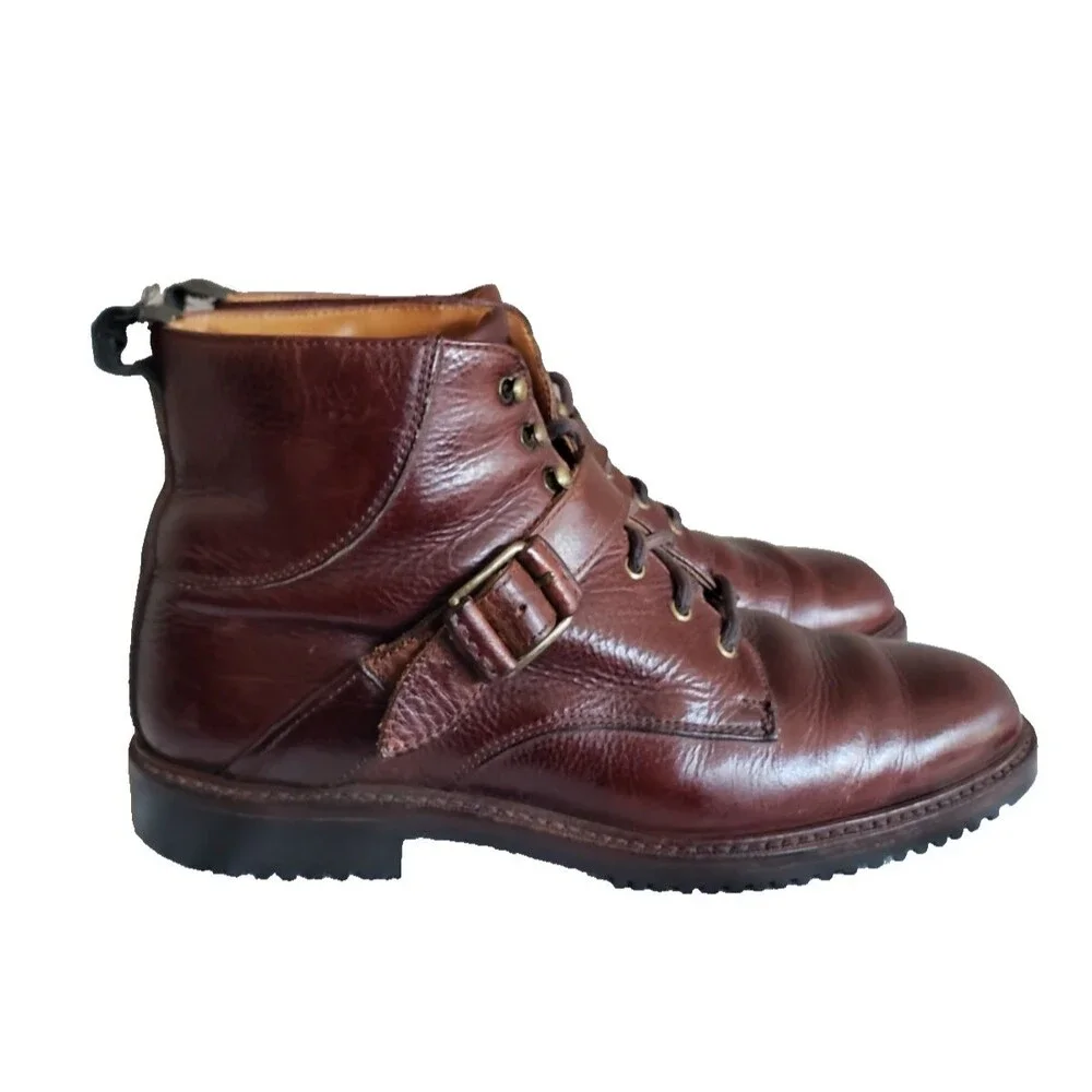Vintage Cole Haan Country Brown Leather Chukka Ankle Boots Men's Size 9.5M 6321